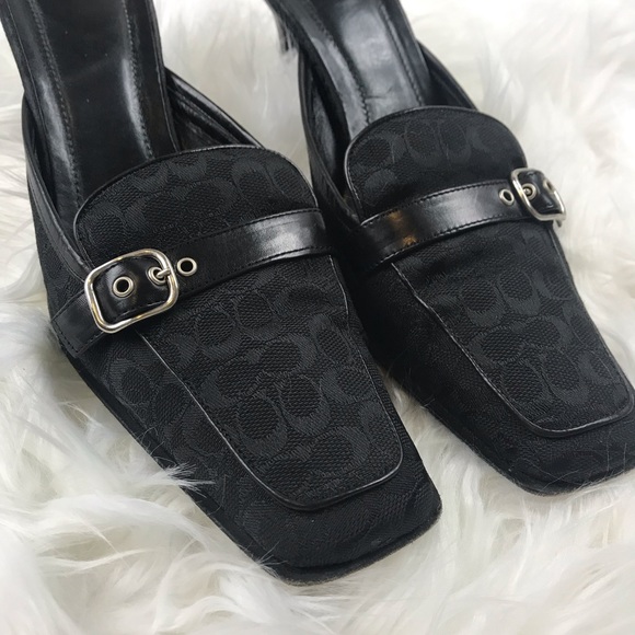 Coach Black Mules - Picture 2 of 5